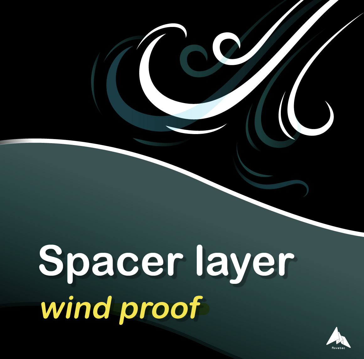 Spacer layer - wind proof